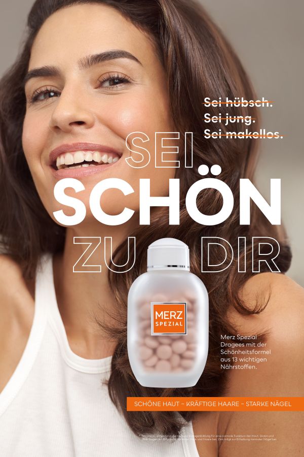 „Sei schön zu dir.“ – brandtouch° entwickelt Markenkampagne für Merz Spezial