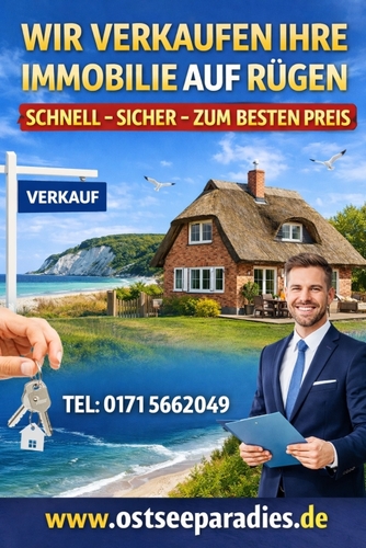 Sonneninsel Rügen GmbH verkauft seit 1995 sehr erfolgreich  Immobilien auf Rügen.