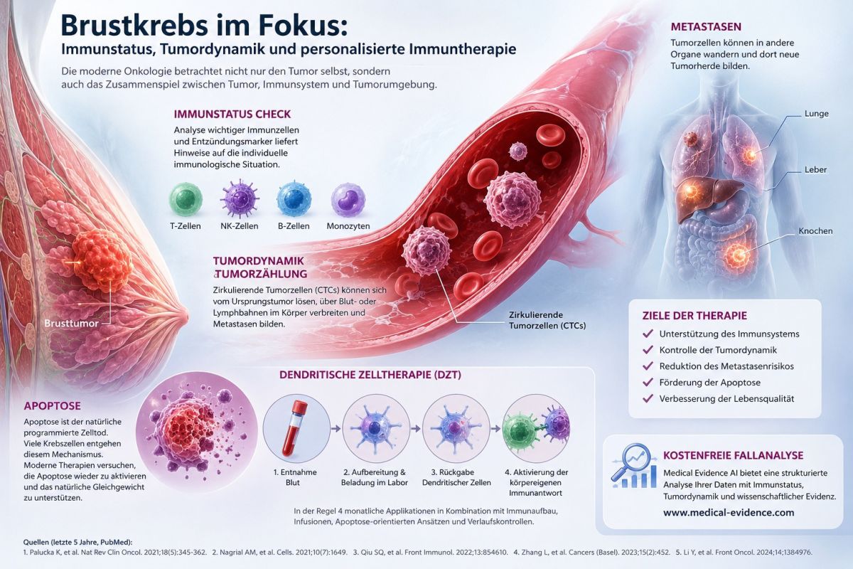 Warum bei Brustkrebs die personalisierte Immuntherapien zunehmend in den Fokus rückt