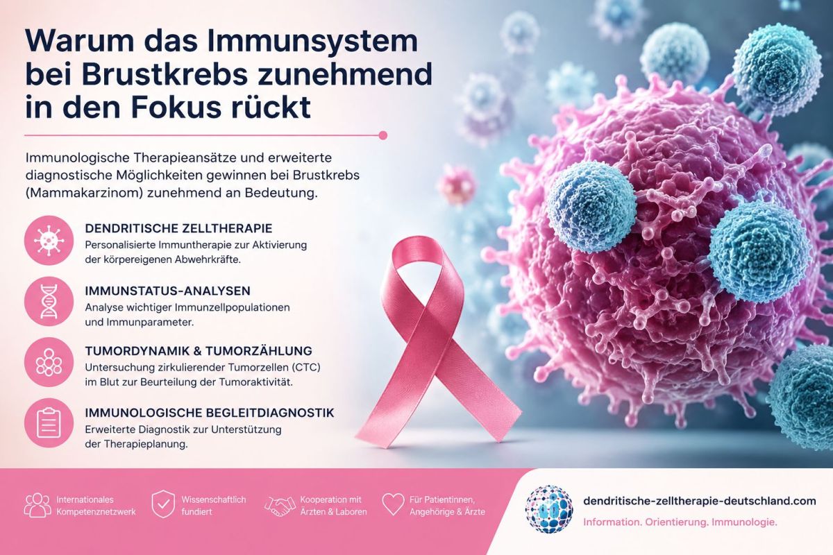 Warum das Immunsystem bei Brustkrebs zunehmend in den Fokus rückt.