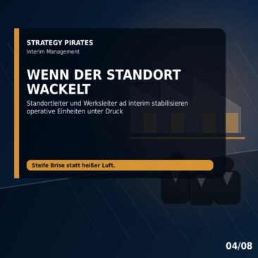 Wenn der Standort wackelt