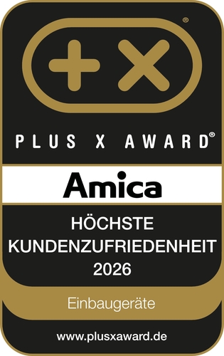 Amica gewinnt Plus X Award 2026 – zum achten Mal in Folge für „Höchste Kundenzufriedenheit“