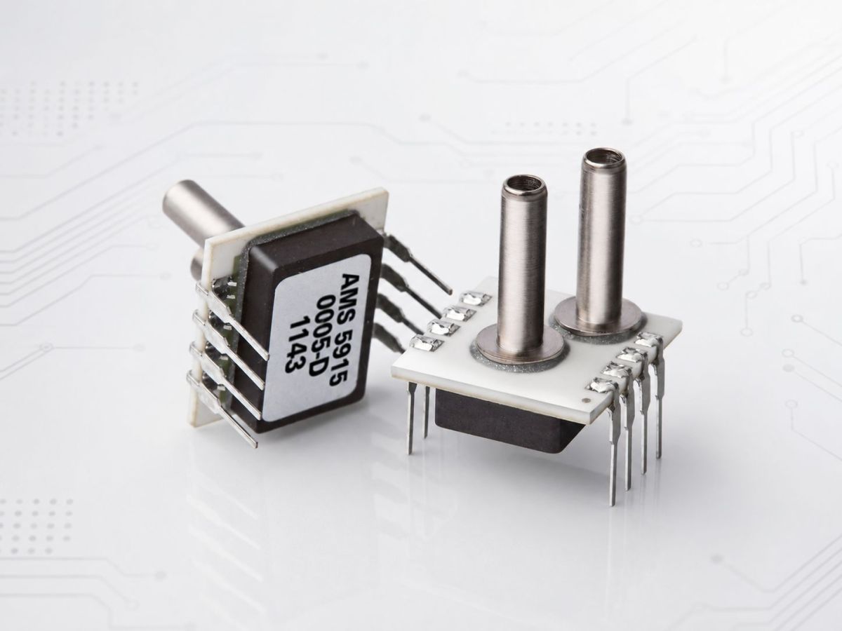 AMS 5915: Vielseitige I²C-Drucksensoren bis 16 bar