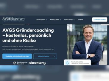 AVGS Experten: Gefördertes Coaching für den Weg in die Selbstständigkeit
