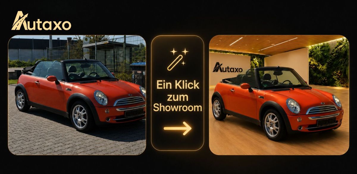 Bessere Fahrzeugfotos ohne Studio: Autaxo Studio bringt KI-Bildoptimierung in den freien Autohandel