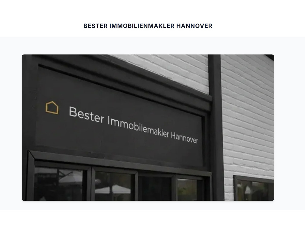 Bester Immobilienmakler Hannover: Vergleichsportal bietet Eigentümern Orientierung