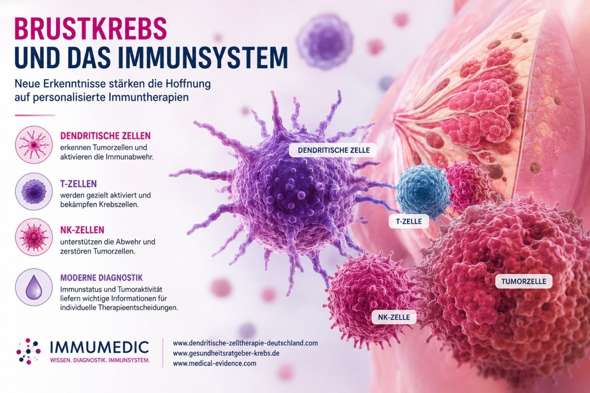 Brustkrebs und das Immunsystem – neue Erkenntnisse stärken die Hoffnung auf personalisierte Immuntherapien