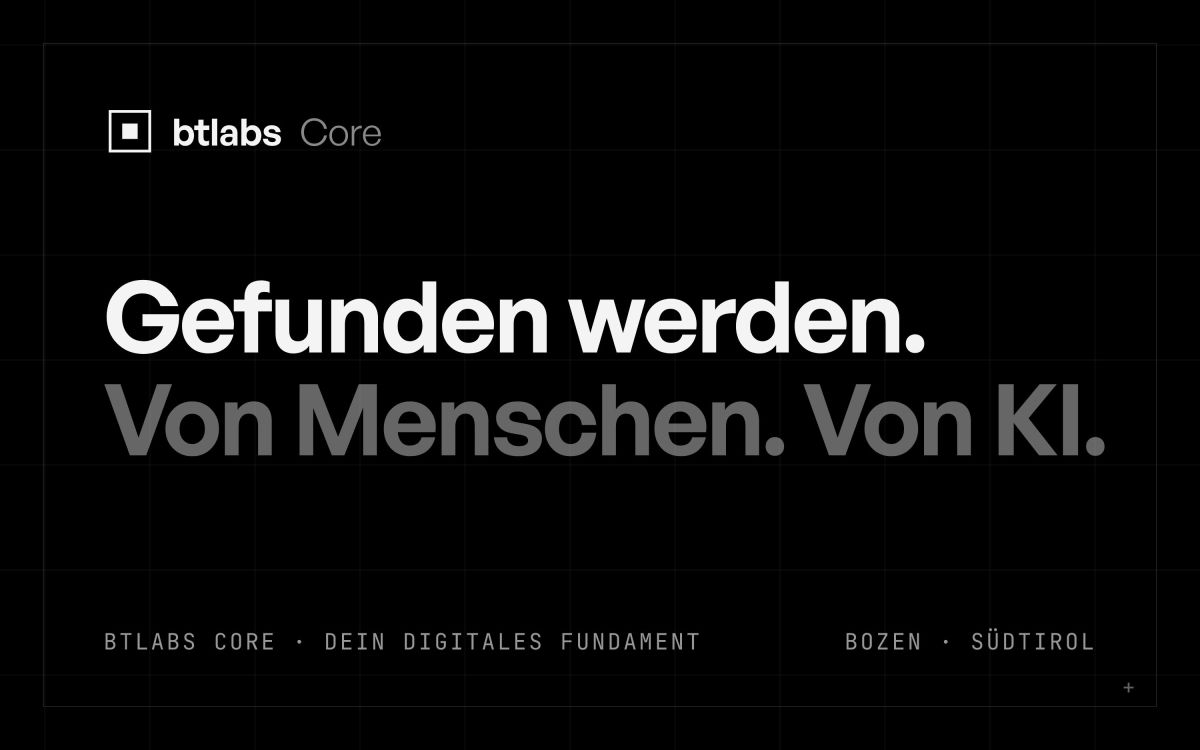 btlabs Core: die KMU-Website, die auch von KI gefunden wird