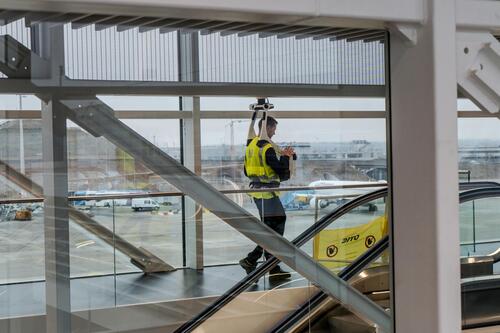 Construction Komplete: NavVis unterstützt Flughafen München mit Dynamic Laserscanning beim Bau des Terminal 1-Pier