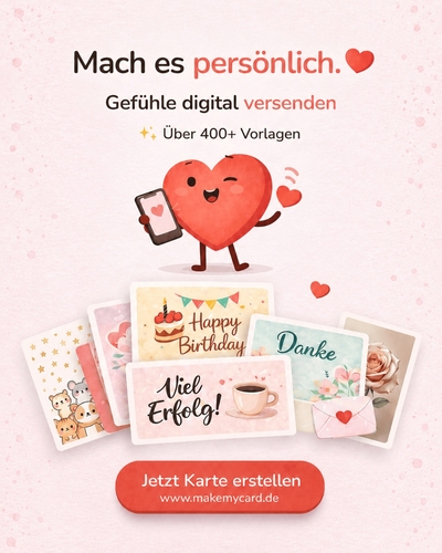 Digitale Grußkarten für jeden Anlass