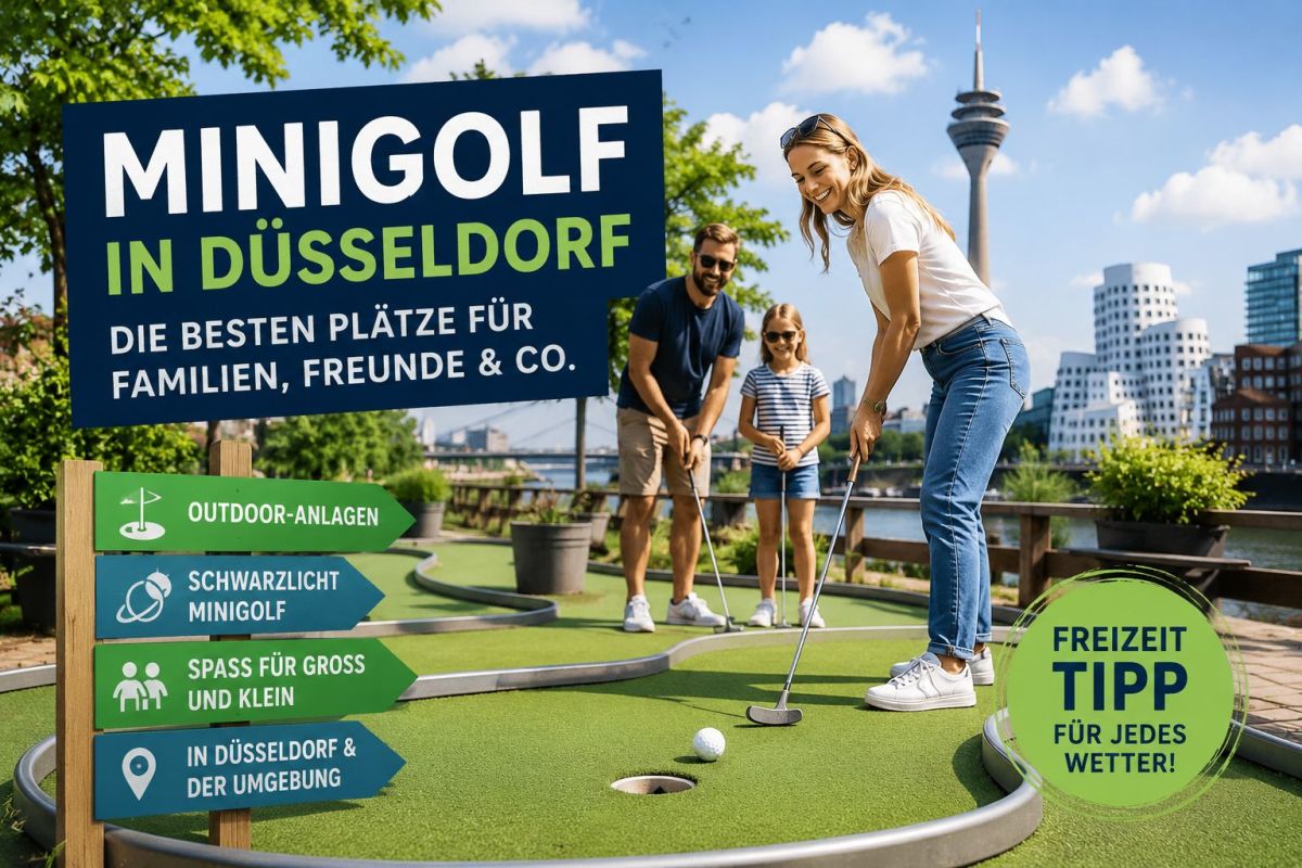 DüsseldorfNow veröffentlicht Freizeit-Guide zu Minigolf in Düsseldorf