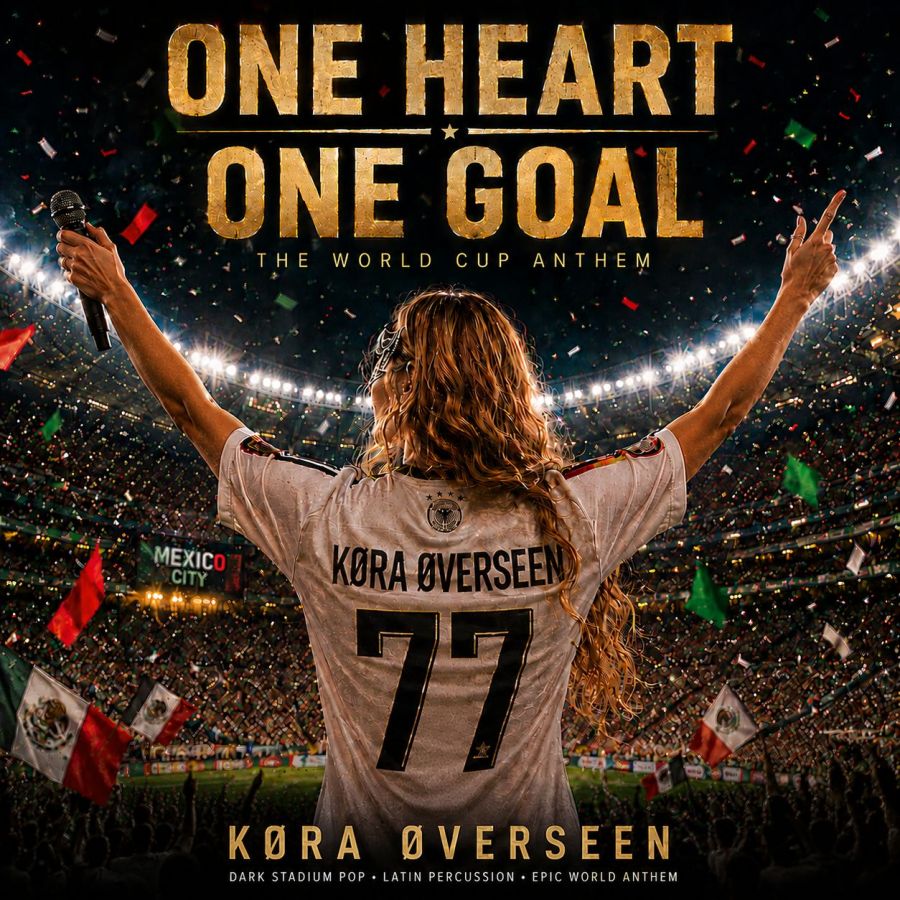 Eine Stimme. Ein Ziel. Millionen Herzen: KØRA ØVERSEEN präsentiert ONE HEART. ONE GOAL.