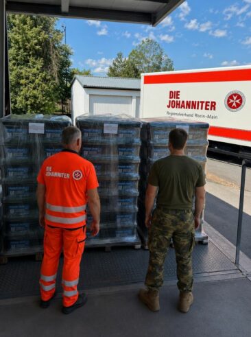 Einsatzverpflegung und Trinkwasser für Hilfskräfte in Venezuela