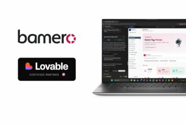 Erster zertifizierter Lovable Service Partner DACH: bamero AG bringt KI-Apps ins Unternehmen