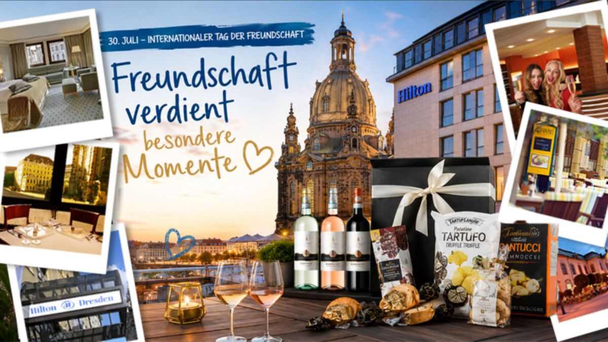 FloraPrima feiert den Tag der Freundschaft: Großes Gewinnspiel für eine Reise ins Hilton Dresden
