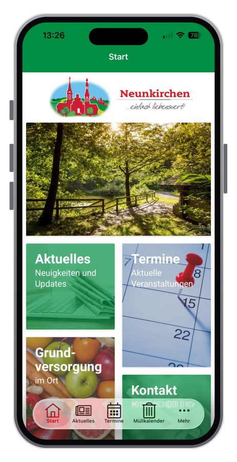 Gemeinde Neunkirchen startet eigene Bürger-App mit Leinberger Media aus Schönbrunn