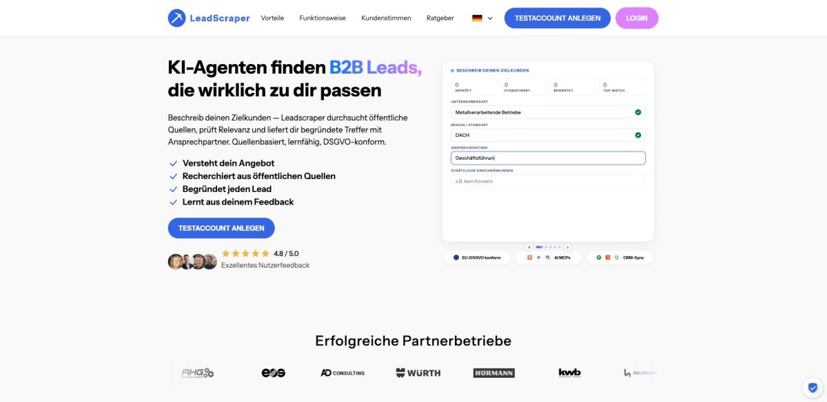 Großes LeadScraper-Update: CRM- und MCP-Integrationen, neue Lead-Engine und native Mehrsprachigkeit