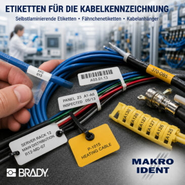 Kabelkennzeichnungen für Industrie und Schaltschrankbau