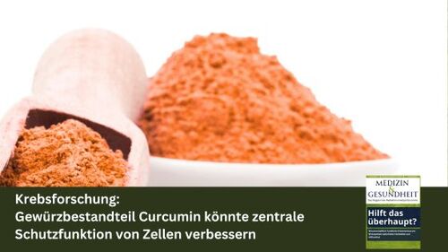 Krebsforschung: Gewürzbestandteil Curcumin könnte zentrale Schutzfunktion von Zellen verbessern
