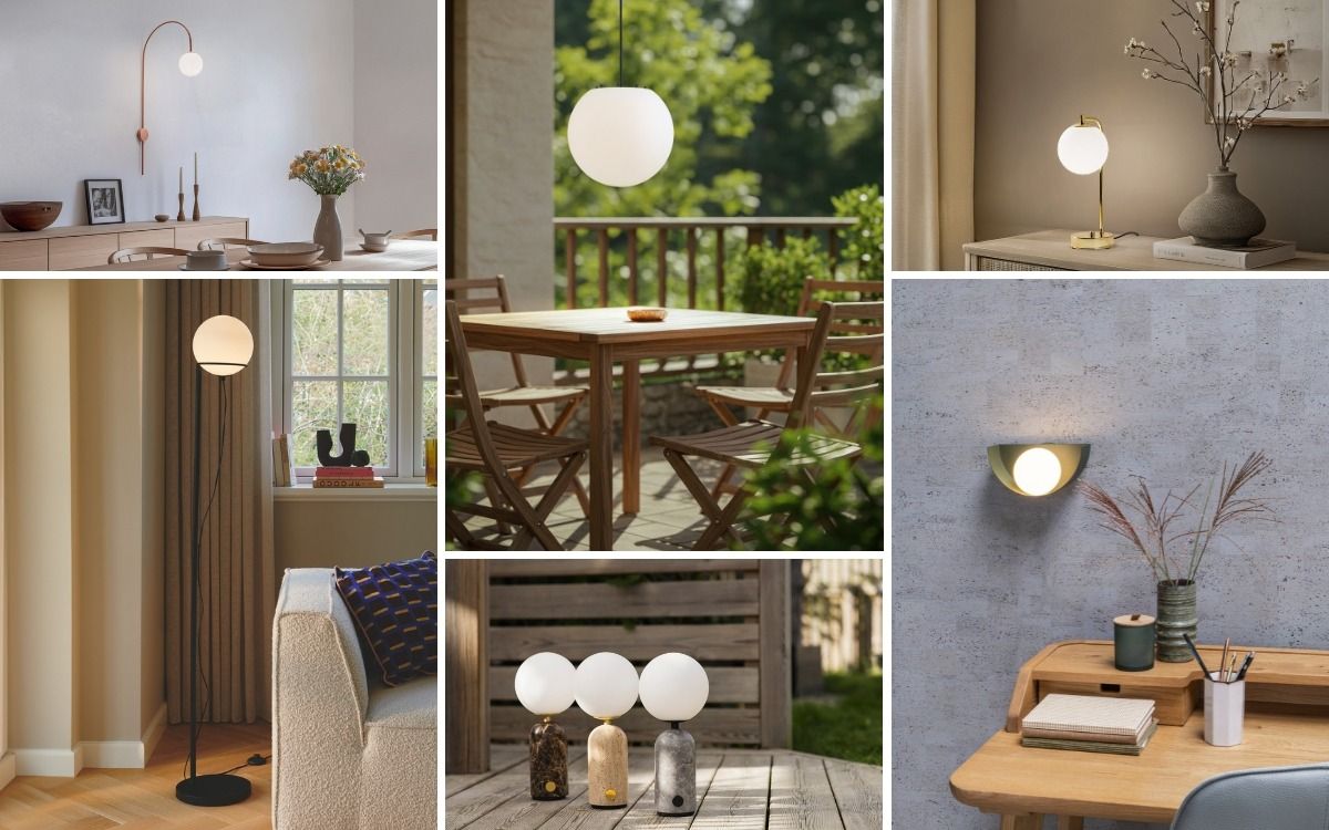 Kugelrunde Lichtmomente für Haus und Garten: Lampenwelt.de inszeniert Kugelleuchten als zeitlose Lichtobjekte