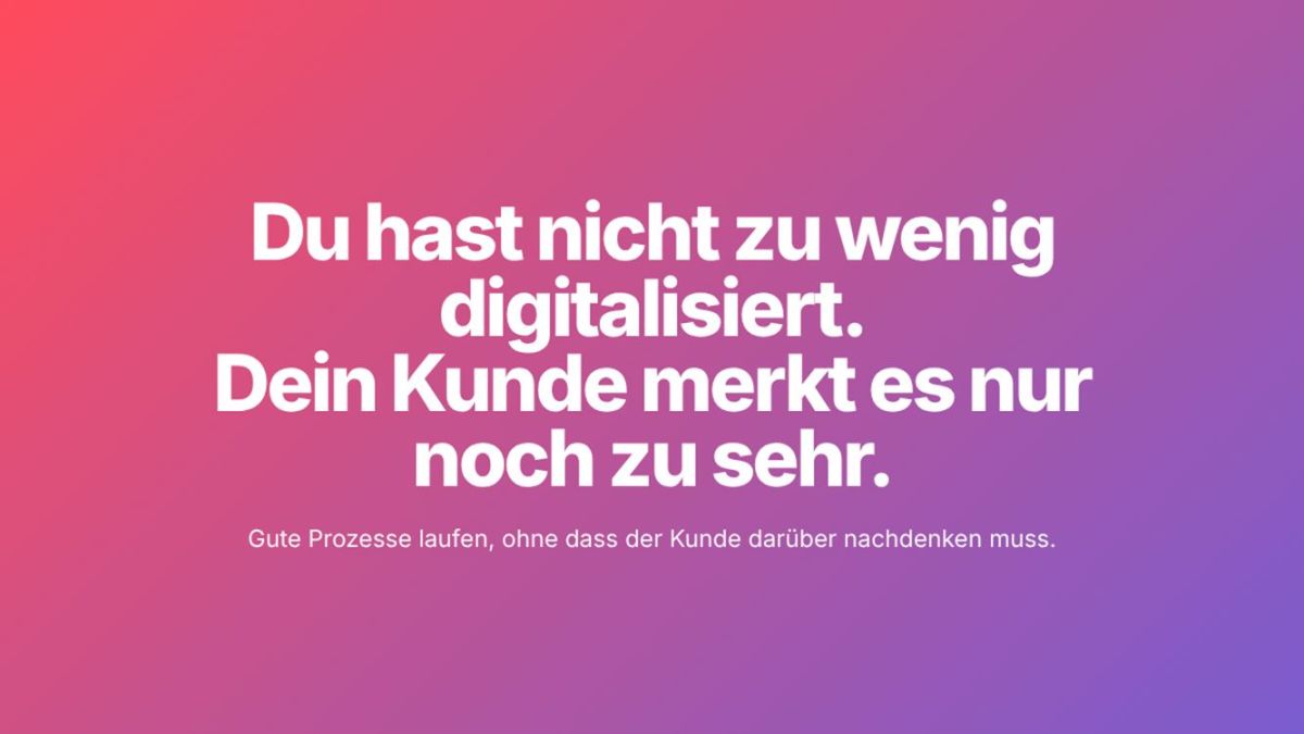Kundenerlebnis wird zum Maßstab: Warum Digitalisierung für KMU zunehmend „unsichtbar“ funktionieren muss