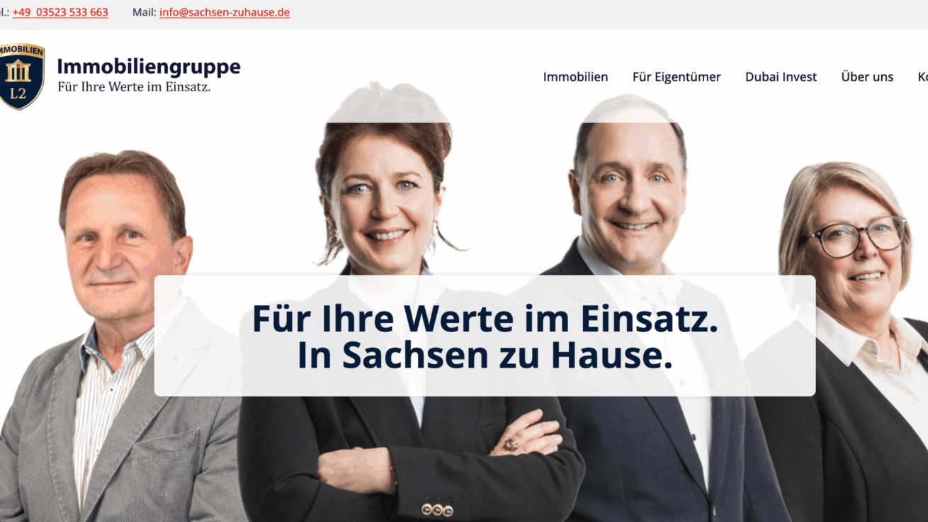L2 Immobiliengruppe – Immobilienmakler Coswig steht für Kompetenz und regionale Marktkenntnis