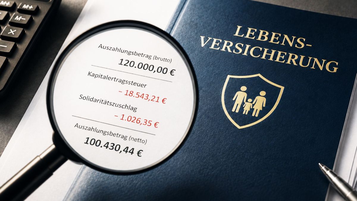 Lebensversicherungen: Unklare Steuerberechnungen können Auszahlungen beeinflussen