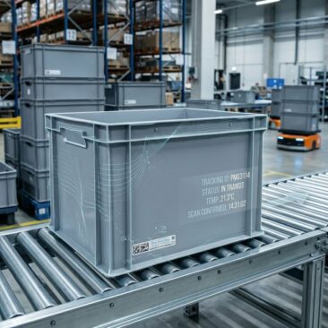 Mehr Transparenz im Mehrwegkreislauf: PMG OnMould RFID-Label optimiert Behälter- und Materialflüsse