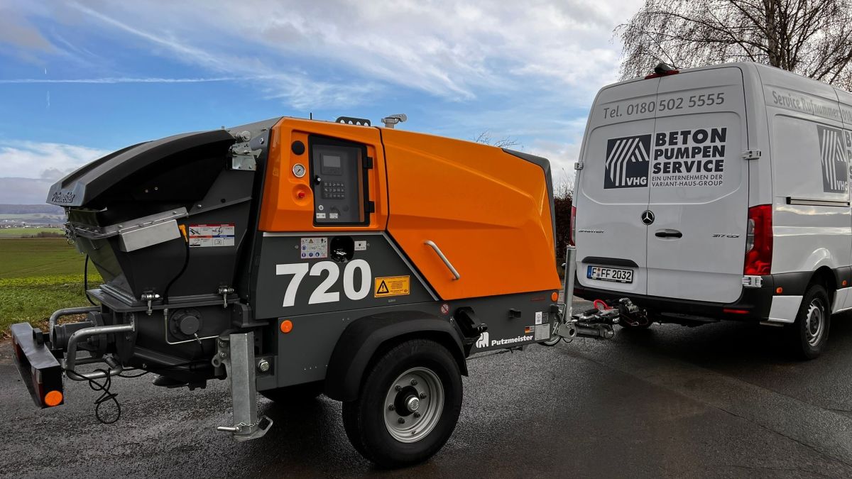 Mobiler Beton-Pumpen-Service löst Baustellenprobleme in engen Lagen