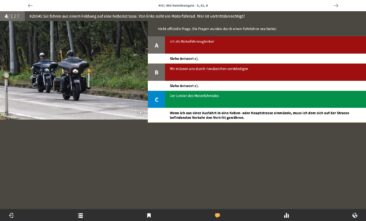 Motorrad Theorieprüfung A/A1: Gefahren besser erkennen mit 3D Fahrsimulator
