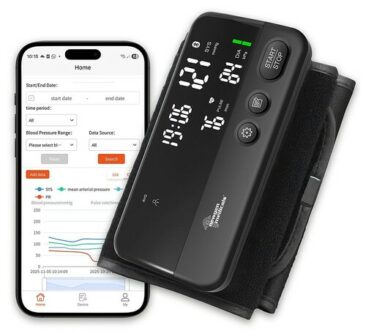 newgen medicals Oberarm-Blutdruckmessgerät OB-325, App