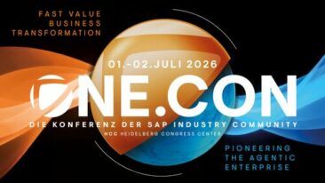 ONE.CON 2026: Die Konferenz der SAP Industry Community