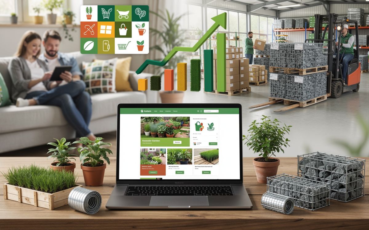Onlinehandel im Gartenbereich gewinnt weiter an Bedeutung