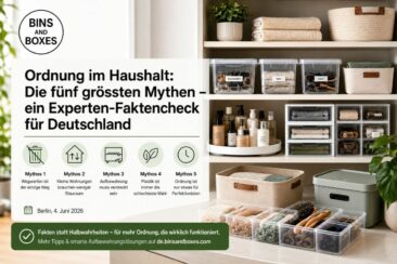 Ordnung im Haushalt: Die fünf grössten Mythen – ein Experten-Faktencheck für Deutschland
