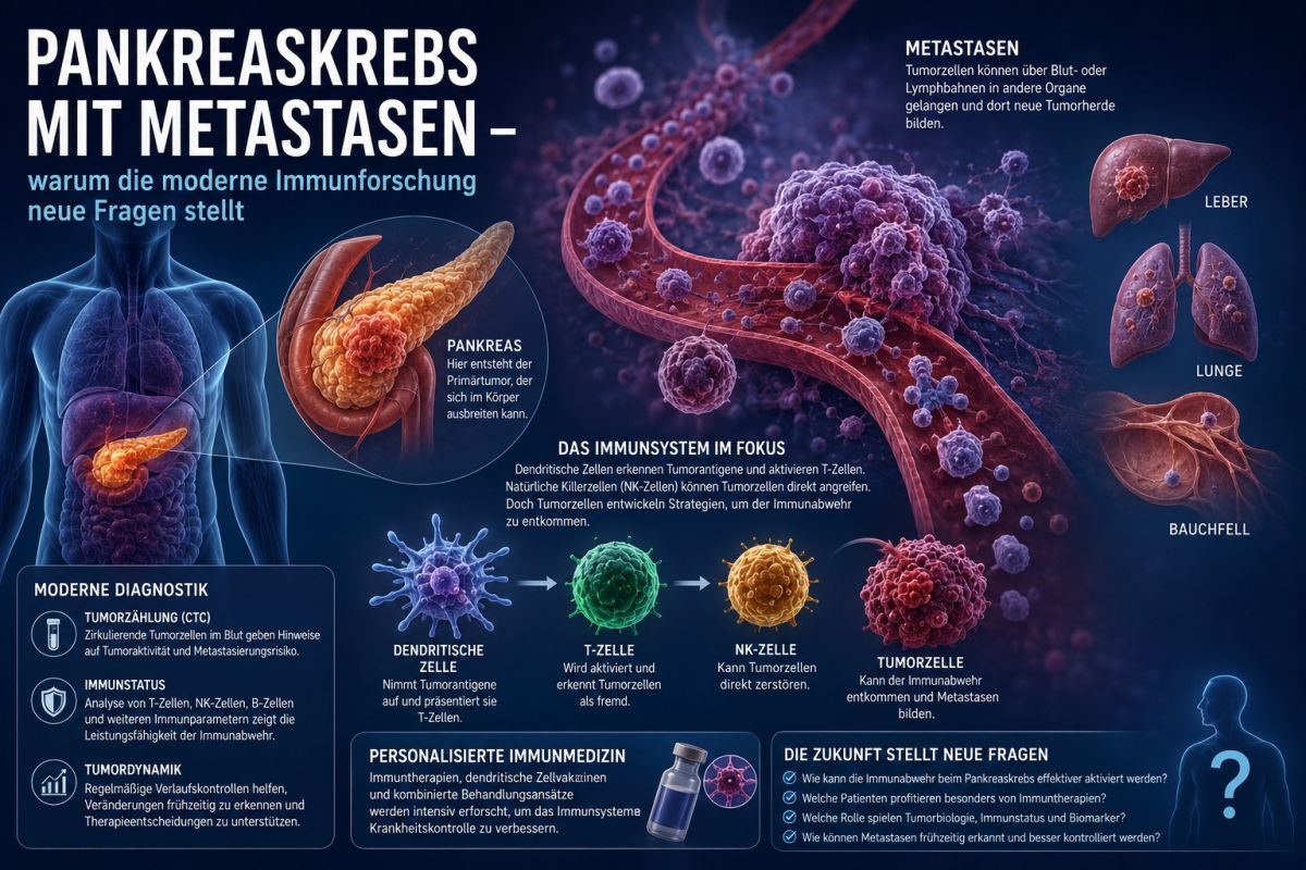 Pankreaskrebs mit Metastasen – warum die moderne Immunforschung neue Fragen stellt