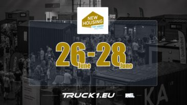 Partnerschaft von Truck1 und New Housing 2026: Effiziente Logistik für die Branche der mobilen Architektur