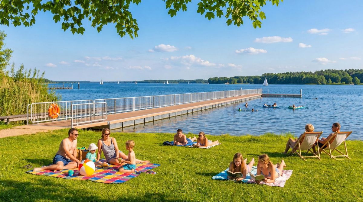 Plau am See: Badestelle FreiLust feiert am Samstag Steg-Einweihung und SommerSonnenWende-Fest
