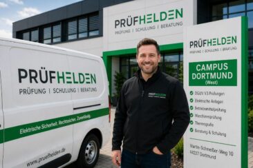 PRÜFHELDEN eröffnet neuen Standort in Dortmund – Fokus auf DGUV V3 und elektrische Prüfungen für Unternehmen