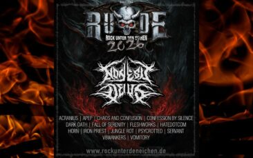 RUDE 2026: Death und Black Metal – Vomitory und Non Est Deus führen das Line-up an