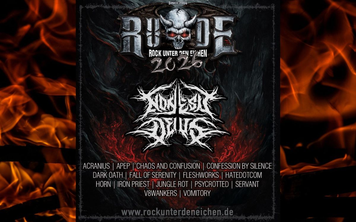 RUDE 2026: Death und Black Metal – Vomitory und Non Est Deus führen das Line-up an