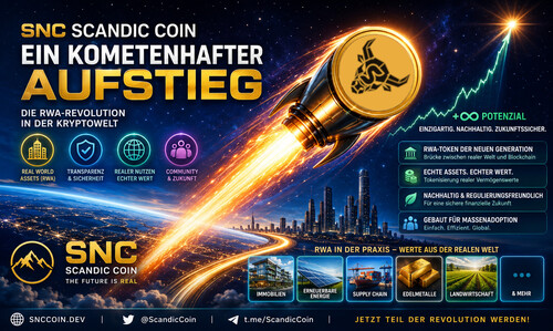 SCANDIC COIN und COINBASE Listung als Brücke zu realen Vermögenswerten