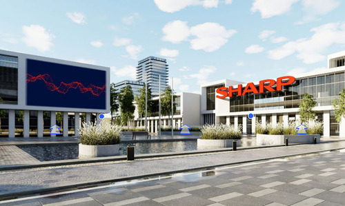 Sharp Plaza: Ein virtuelles Ausstellungserlebnis macht das „One Sharp“-Portfolio jederzeit begeh- und erlebbar