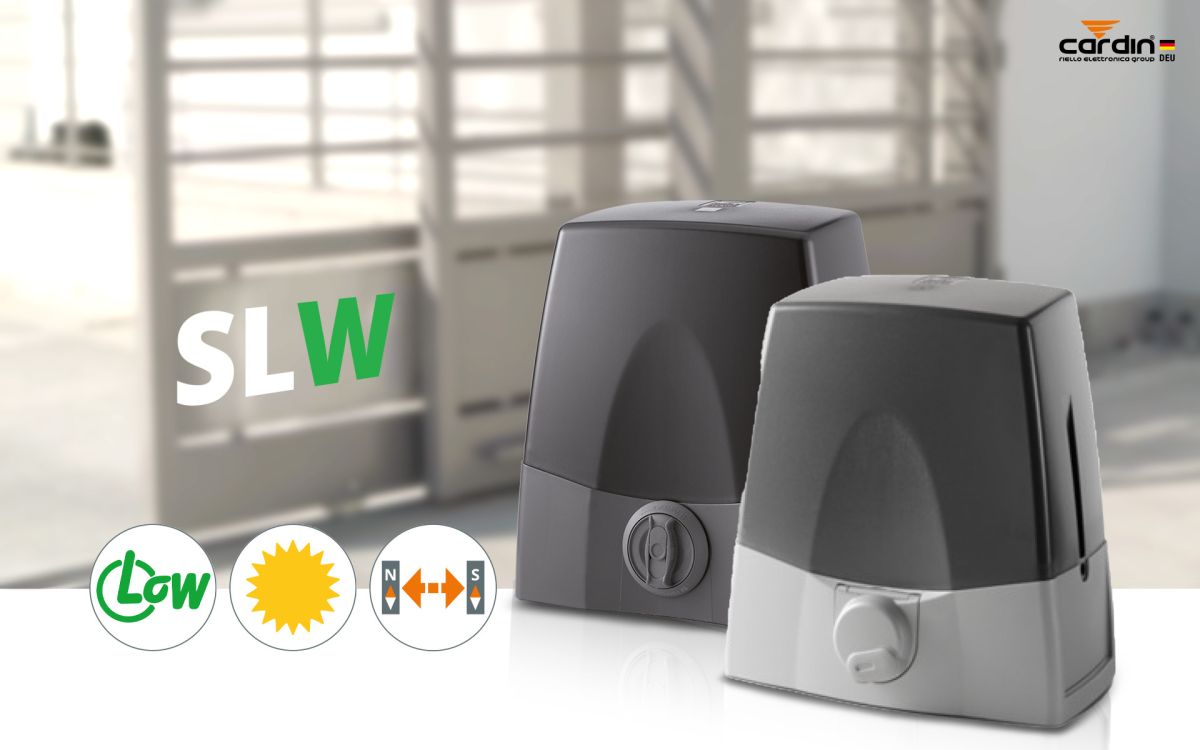 SLX wird zu SLW – neue Serie bei CARDIN Schiebetor-Antrieben