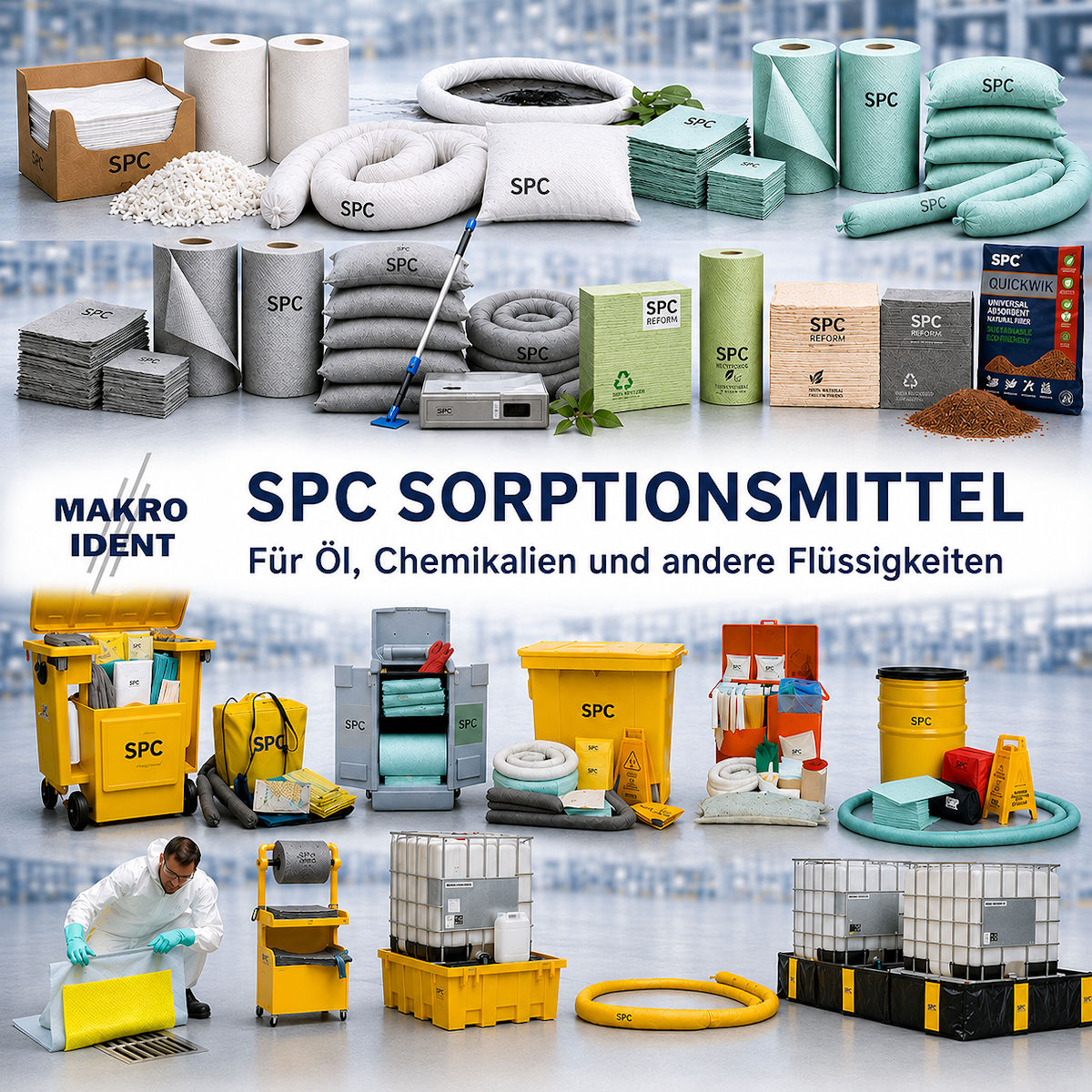 Sorptionsmittel für mehr Sicherheit bei Öl, Chemikalien und Leckagen