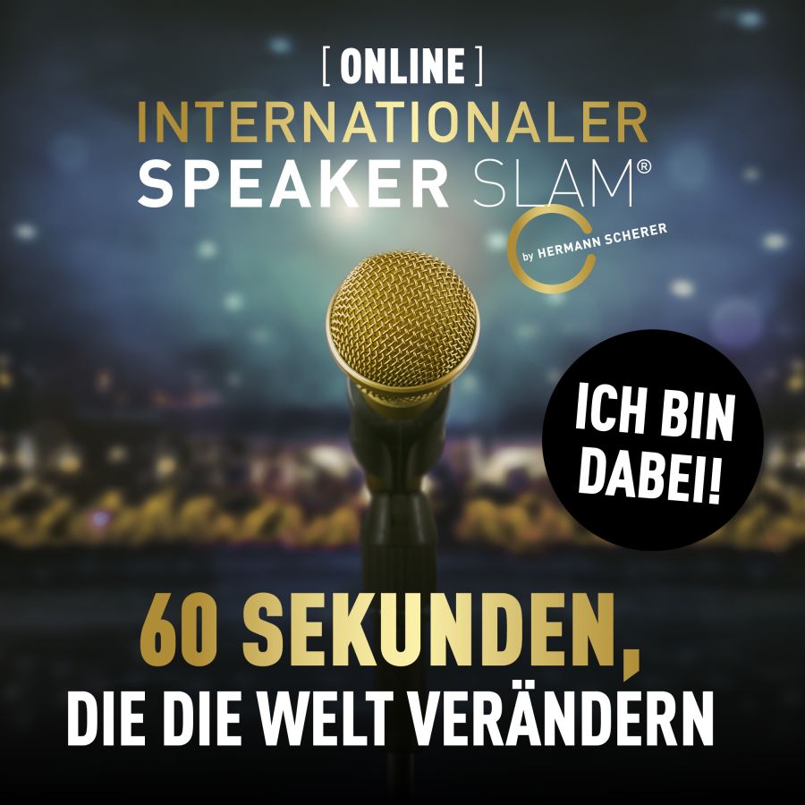 Speakerin Andrea Aupers beim Internationalen Speaker Slam