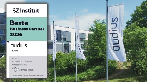 SZ Institut: audius ist Deutschlands bester IT-Berater