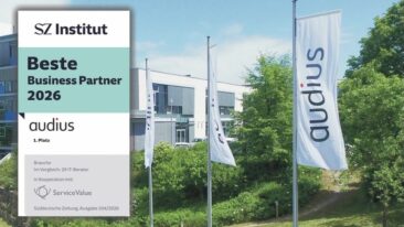 SZ Institut: audius ist Deutschlands bester IT-Berater