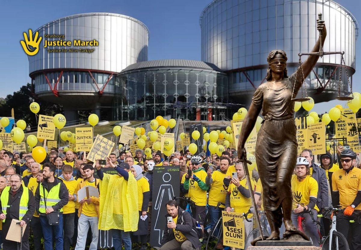 Tausende wollen in Straßburg gegen die Nichtumsetzung von EGMR-Urteilen durch die Türkei demonstrieren