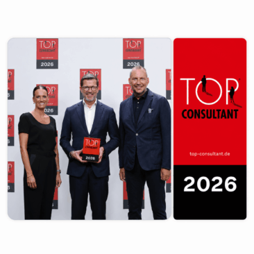 Ulmer Personalberatung für die Baubranche erhält TOP CONSULTANT-Auszeichnung