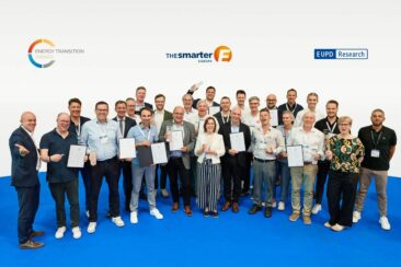 Verleihung des 10. Energiewende Awards von EUPD Research und The smarter E Europe an Energieversorger